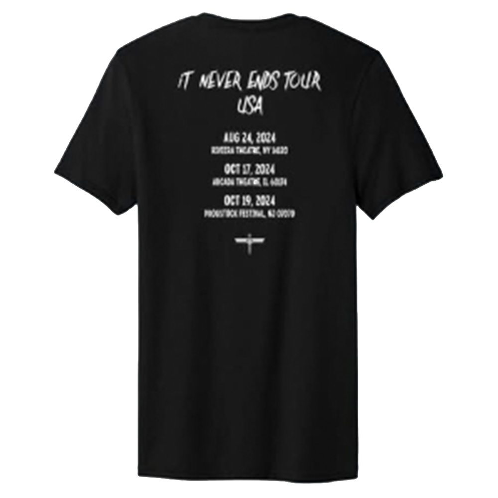 2024 USA TOUR - It Never Ends Concert Tee